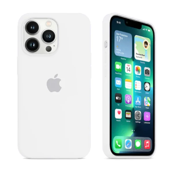 White Silicon iPhone Case