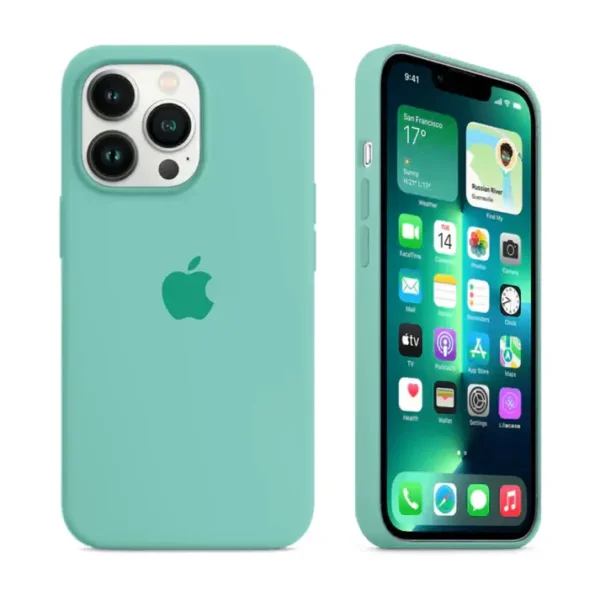 Mint Green Silicon iPhone Case