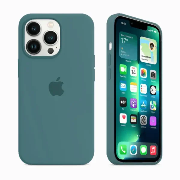 Midnight Green Silicon iPhone Case