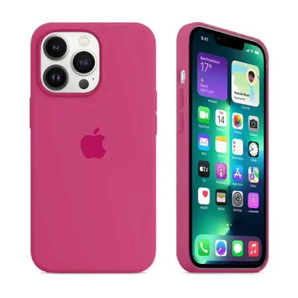 Hot Pink Silicon iPhone Case