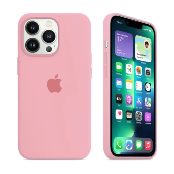 Baby Pink Silicon iPhone Case