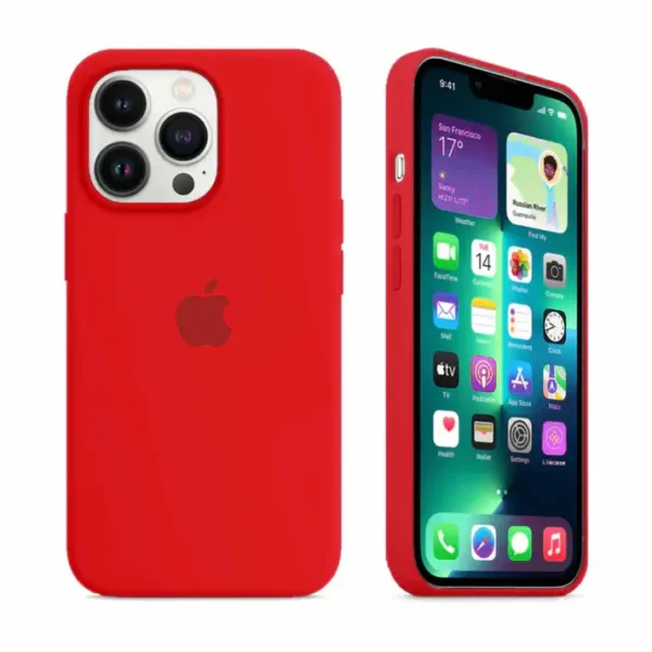 Red Silicon iPhone Case
