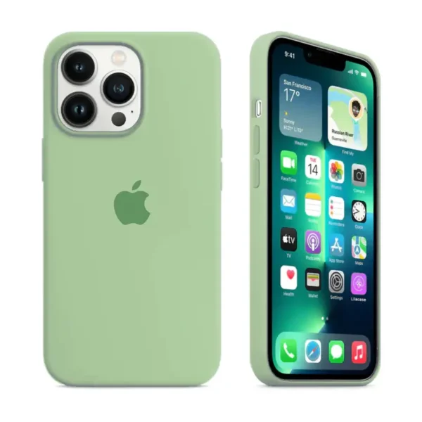Light Green Silicon iPhone Case