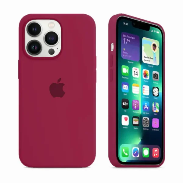 Plum Silicon iPhone Case