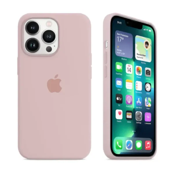 Sand Pink Silicon iPhone Case